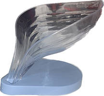 Мильниця у формі пелюстки прозора