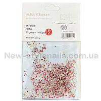 Стрази для декору нігтів рожевий хамелеон 1440 шт одного розміру №5