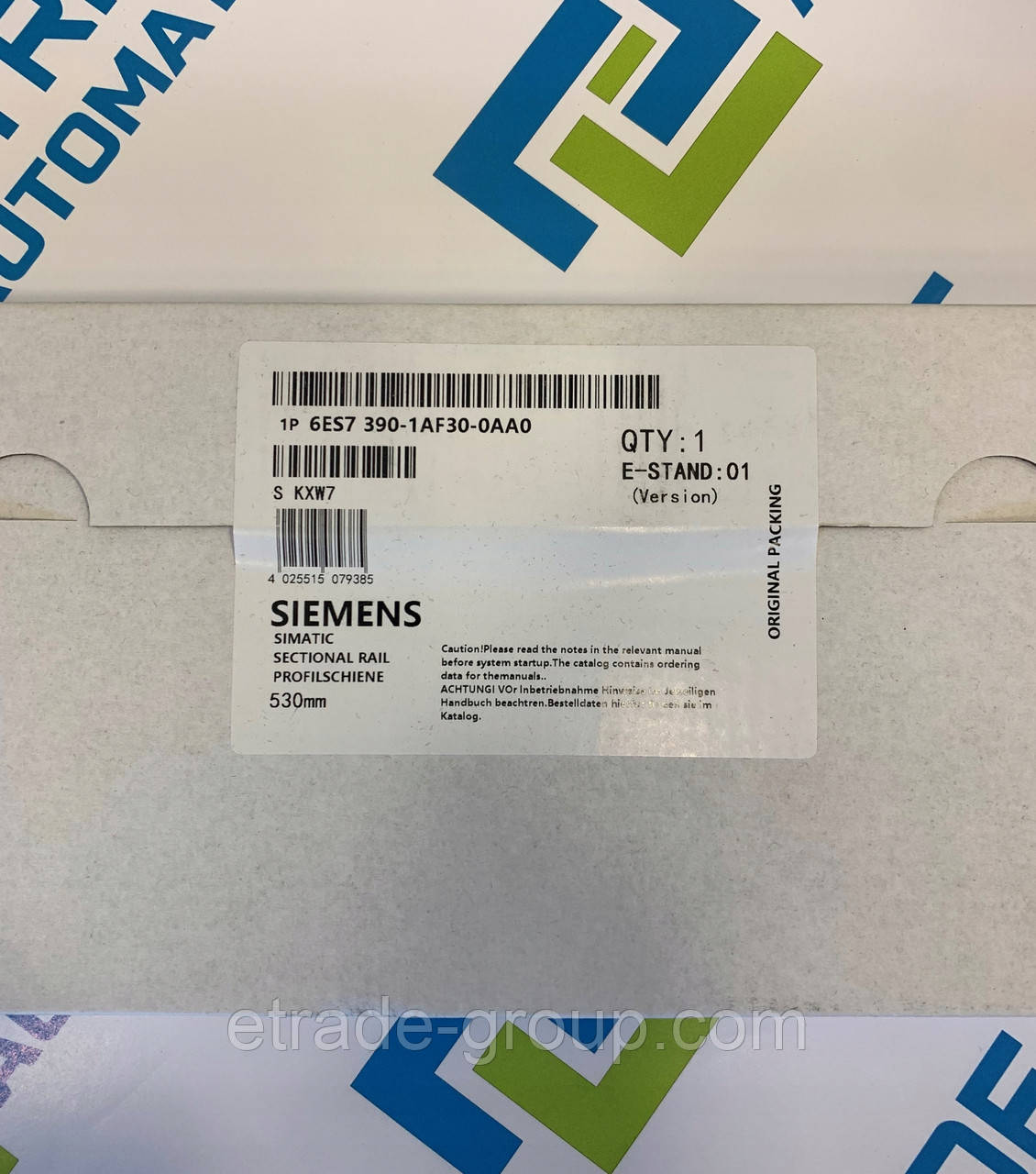 Монтажна рейка Siemens 6ES7390-1AF30-0AA0, фото 1