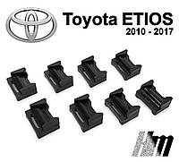 Ремкомплект ограничителя дверей Toyota ETIOS 2010-2017, фиксаторы, вкладыши, втулки, сухари