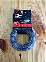 ULTRA Ліска для тримера армована Кручений Квадрат з кордом Ø2.7мм 15м, фото 2
