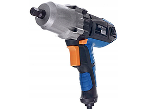 Електричний гайковерт гвинтоверт ключ ударний Kraft&Dele 1/2 у кейсі + 4 насадки, фото 4