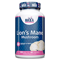 Добавка для мозку HAYA LABS Lion's Mane Mushroom 500mg 60 caps