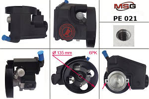 Насос гур новый citroen berlingo 1998-2002,citroen berlingo 2002-2006, citroen xsara 1999-2004