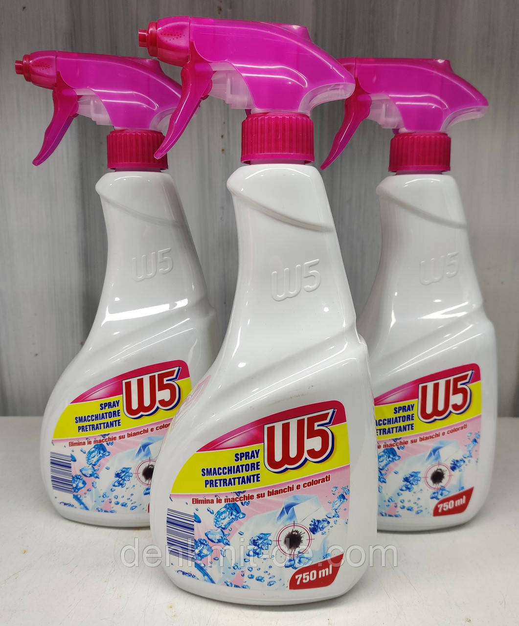 Спрей плямовивідник W5 pre-wash spray 750 мл