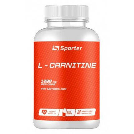 Sporter L-Carnitine 1000 mg 60 caps, фото 1