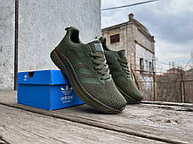 Чоловічі кросівки Adidas Green зелені хакі, фото 5