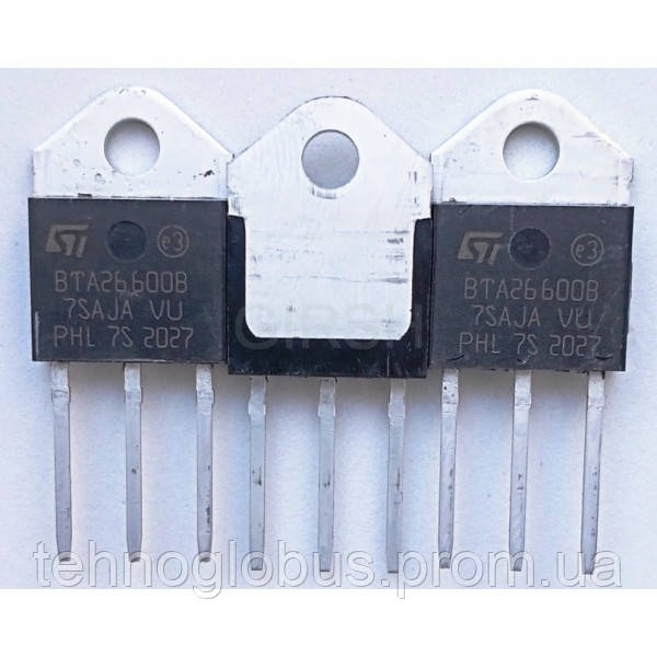 Купити Симистор BTA26-600BRG(600V-25A), ціна 49.20 ₴ - Prom.ua (ID ...