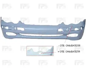 Бампер передній Mercedes C-Class 203 00-07