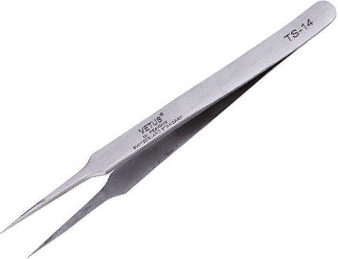 Пінцет професійний для вій прямий TS-14 VetusEStyle