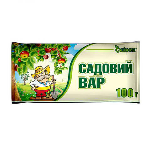 Садовий вар 100г "Садівник" (брикет), Агрохімпак. Термін придатності до 16.04.2023, фото 2