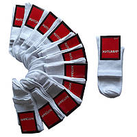 Шкарпетки Житомир класика, висока резинка білі  37-39р | 12 пар