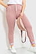 Спорт штани жіночі демісезонні, колір пудровий, 226R027, фото 2