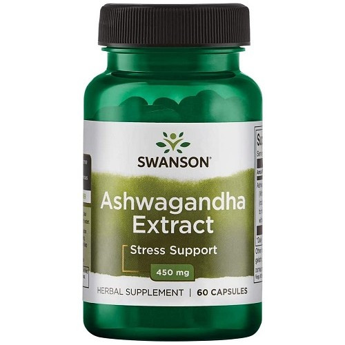 Swanson Ashwagandha Extract 450 mg 60 Caps