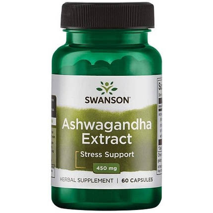Swanson Ashwagandha Extract 450 mg 60 Caps, фото 1