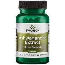 Swanson Ashwagandha Extract 450 mg 60 Caps