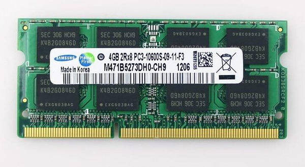 Sodimm DDR3 4GB 1333mhz PC3 10600 Samsung