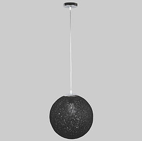 Плетений чорний підвіс (30см) (971-3001-1 BК), фото 1