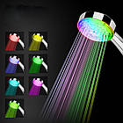 Душова лійка-насадка з LED-підсвічуванням SHOWER NJ-181 / Масажна насадка для душу зі світлодіодним підсвічуванням, фото 8