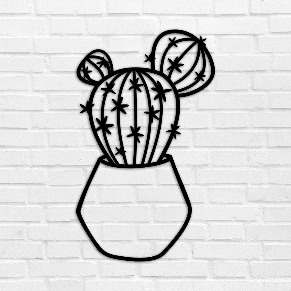 Картина Из Дерева Панно на Стену Резное Кактус #3 TWD WALL50003М ...