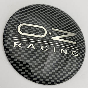 Наклейка для ковпачків із логотипом OZ racing Оз 65 мм карбон