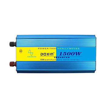 Інвертор із чистою синусоїдою DOXIN DX-1500W (1500 Вт, 12В/220В)