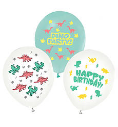 Повітряні кульки "Діно" 7 шт., Туреччина, d - 30 см