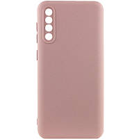 Чохол TPU GETMAN Liquid Silk Full Camera для Samsung Galaxy A50 (A505F) / A50s / A30s Рожевий / Pink Sand