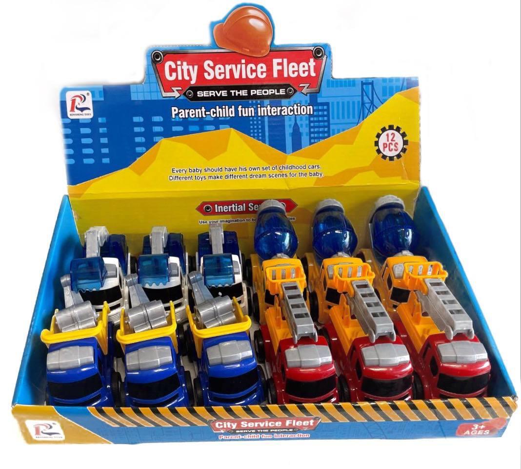 Машинка інерційна "Будівельна техніка"