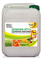 Лепідоцит-БТУ біоінсектицид для захисту рослин 5літрів, БТУ-центр