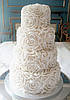 Весільний торт із рюшами, фото 8