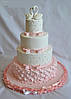 Весільний торт із рюшами, фото 5