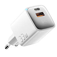 Сетевое зарядное устройство ESSAGER 33W GaN Charger - White