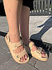 Жіночі Сандалі Chanel Sandals Beige / Шанель Сандалс Бежеві, фото 8