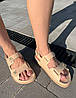 Жіночі Сандалі Chanel Sandals Beige / Шанель Сандалс Бежеві, фото 10