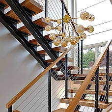 Бронзова люстра на 16 ламп (61-V1015-16 BRZ), фото 5