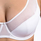 Бюстгальтер жіночий Acousma білий Розмір 85E 90E, фото 3