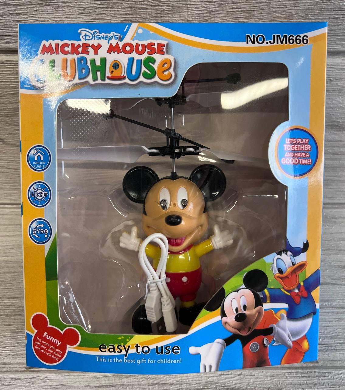 Літаюча, інерційна дитяча іграшка "Міккі"