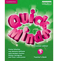 Книга Quick Minds 3 for Ukraine teacher's Book (Книга вчителя) (9786177713431) Cambridge University Press