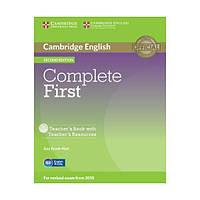 Книга Complete First 2nd Edition teacher's Book with teacher's Resources CD-ROM (9781107643949) Cambridge University Press