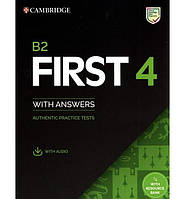 Книга B2 First 4 student's Book with Answers with Audio with Resource Bank Authentic Practice Tests (9781108780148) Cambridge