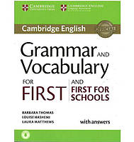 Книга Cambridge English: Grammar and Vocabulary for First and First for Schools with answers (9781107481060) Cambridge University