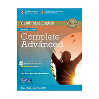Книга Complete Second Edition Advanced student's Book without answers with CD-ROM (9781107631069) Cambridge