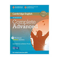 Книга Complete Second Edition Advanced Workbook without answers with Audio CD (9781107631489) Cambridge University Press