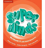 Книга Super Minds 4 Workbook with Online Resources (Рабочая тетрадь) (9781107483033) Cambridge University