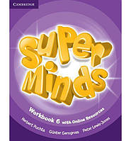 Книга Super Minds 6 Workbook with Online Resources (Рабочая тетрадь) (9781107483057) Cambridge University