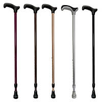 Палиця металева легка м'яка ручка TM Kowsky коричневий