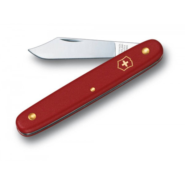 Ніж для саду Victorinox Budding Knife 100мм/1функ/красн мат (Vx39010)