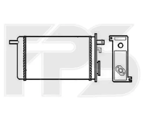 Радіатор пічки RENAULT TRAFIC 1981-2001