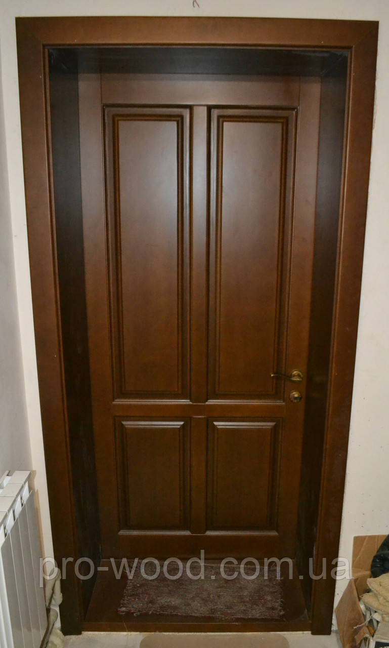 Дверь классическая межкомнатная из массива сосны - фото 1 - id-p300644774